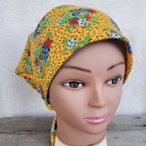 Vintage Boho Floral Scarf Bandana